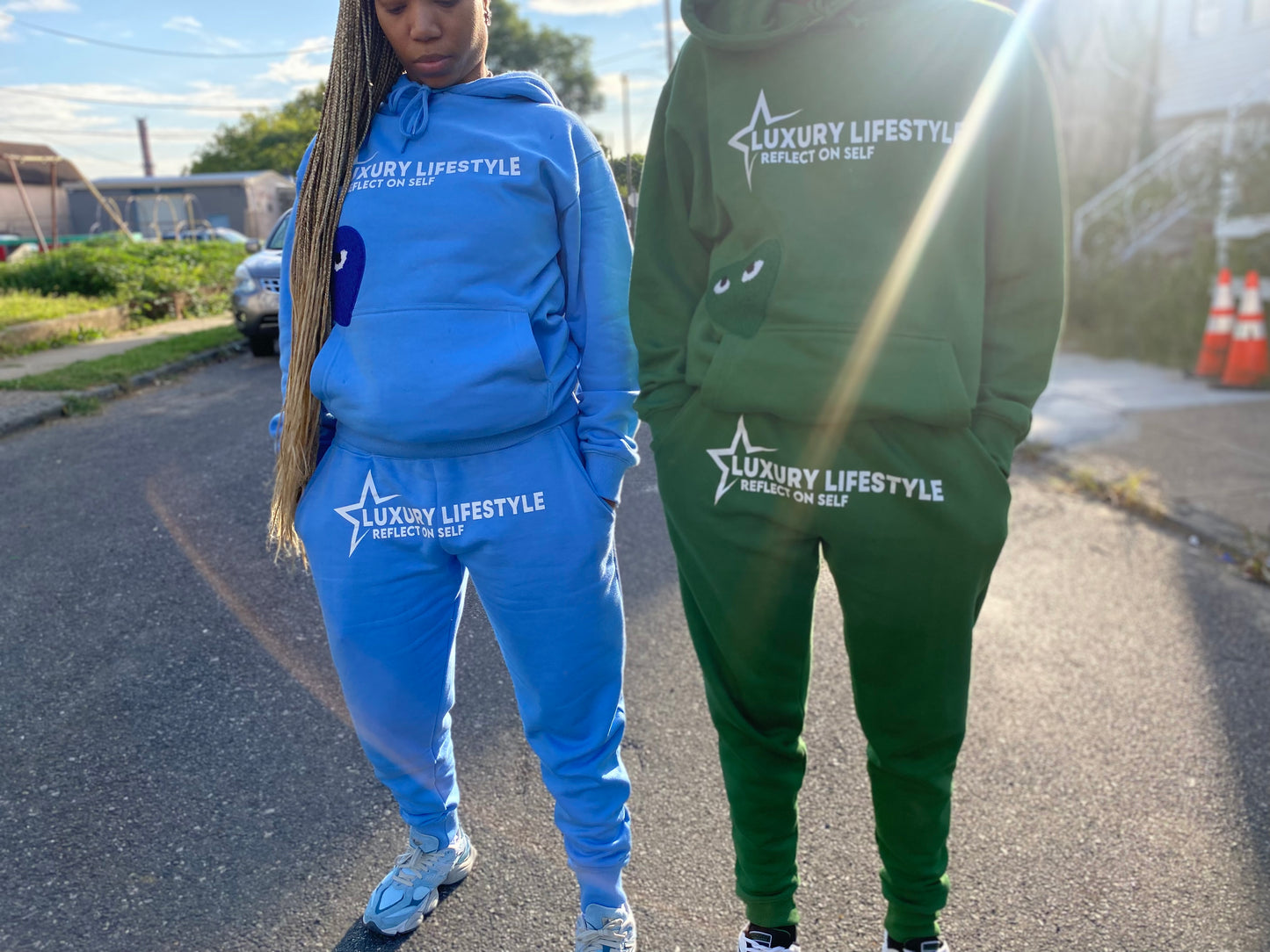 Luxury Lifestyle Unisex Hoodie and sweatpants outfit