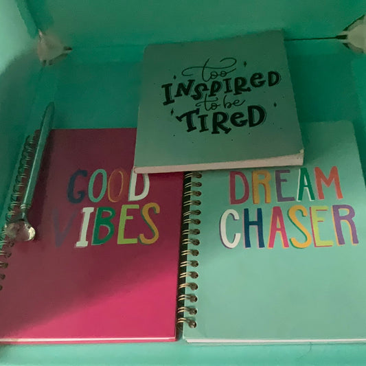 Dream Chasing Note books Set