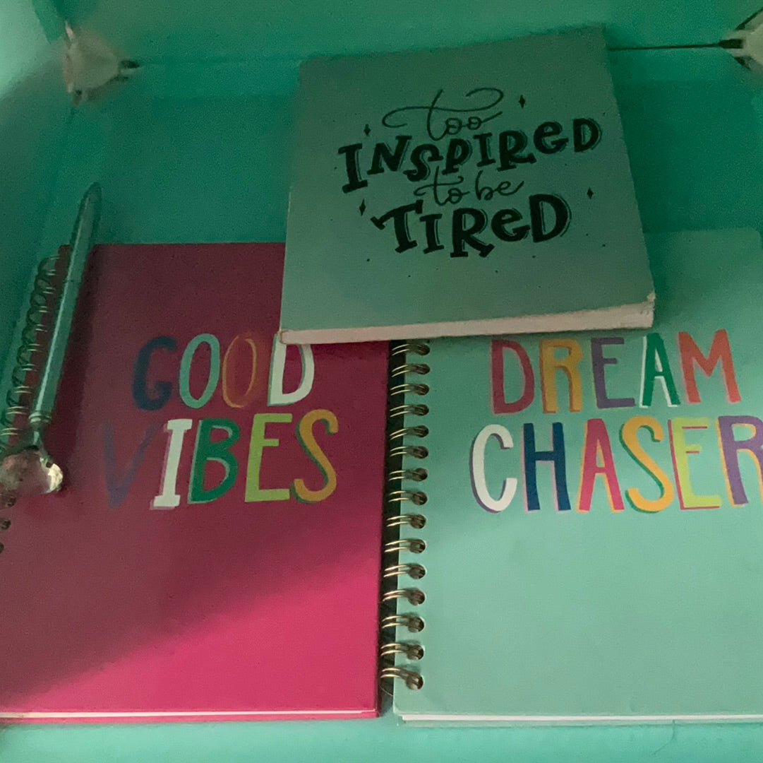 Dream Chasing Note books Set