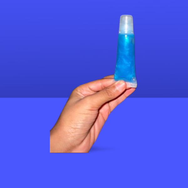 Hustle nip blue jelly gloss